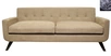 Диван скандинавский на ножках Uter темно серый